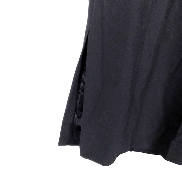 Isaac Mizrahi Women's 6 Black Square 2 Snap Strap Sleeveless Midi Dress - Picture 9 of 9